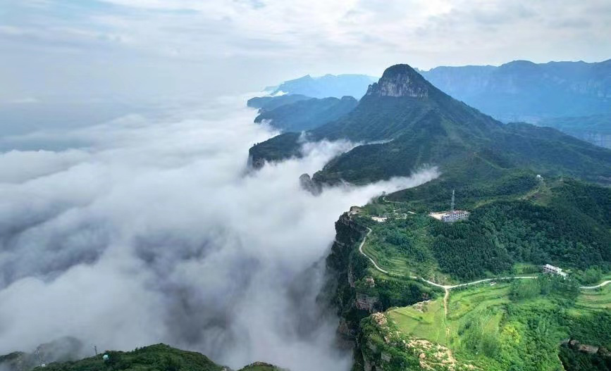 河南太行大峡谷空山雨霁美若丹青